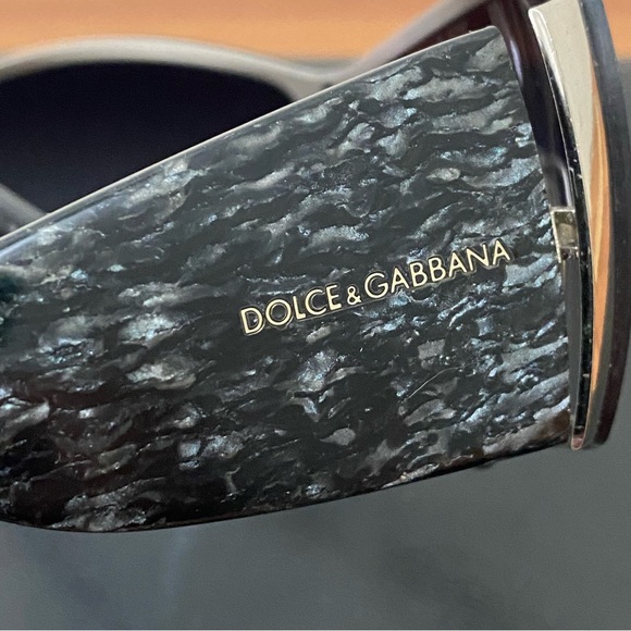 D&G DOLCE & GABBANA DG2019-M 342/8G 120 3N Oversized Oval Wrap Around Sunglasses - Picture 12 of 16